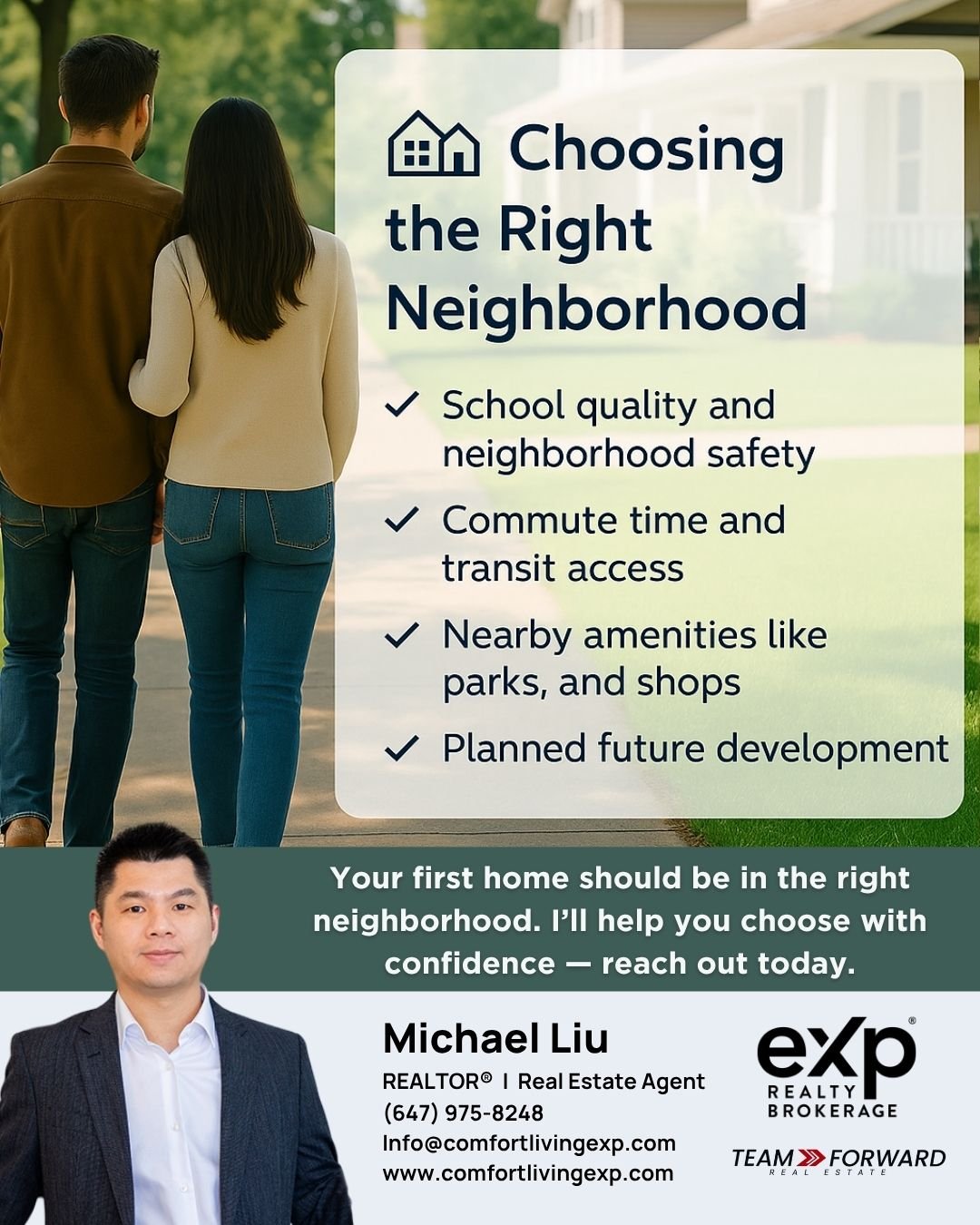 How to Choose the Right Neighborhood